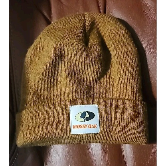 adidas Accessories - Mossy Oak Knit Hat Beanie Youth One Size‎ Camel Tan
